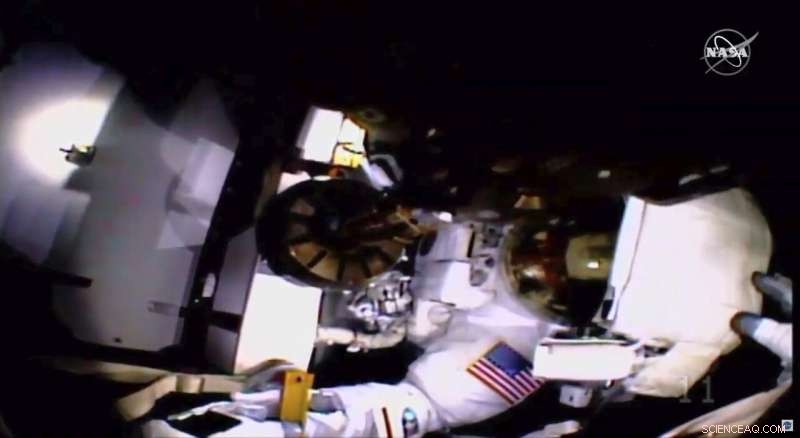 NASA Astronaut Jessica Meir Completes ISS Power Upgrade Spacewalk