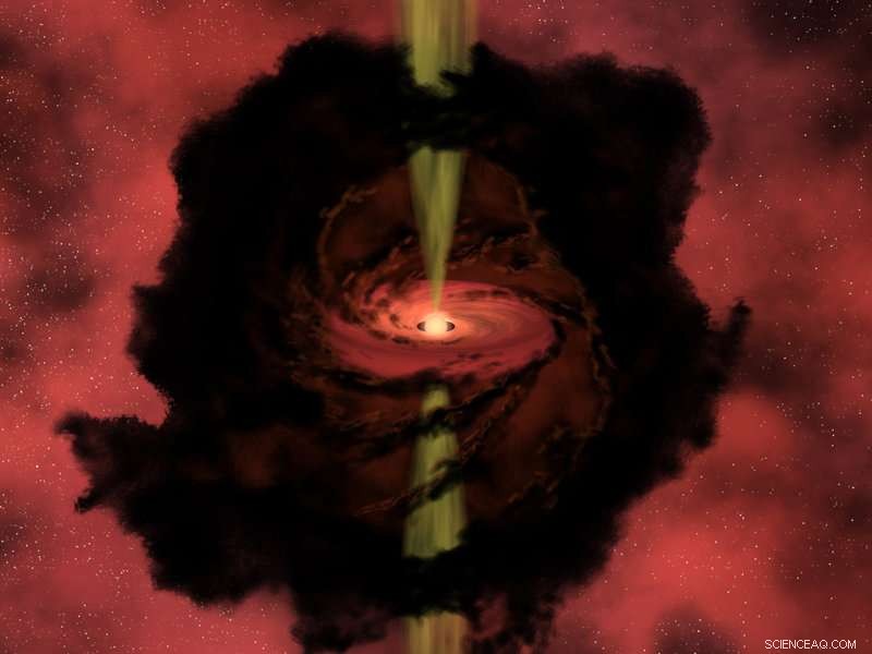 Heat Wave Signals Rapid Growth of a Stellar Embryo
