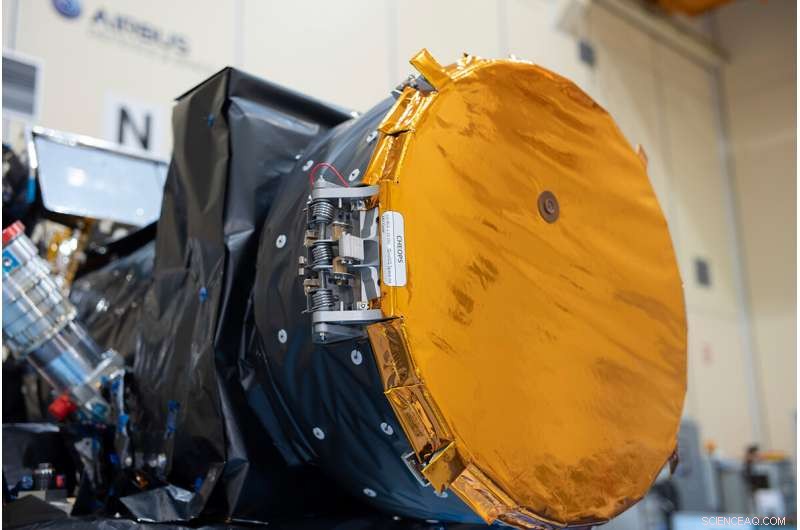 CHEOPS Space Telescope: Revealing the Open Cover