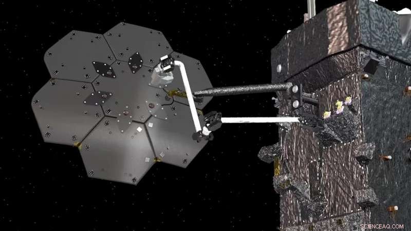 SPIDER Mission to Assemble and Manufacture a Spaceborne Communications Antenna