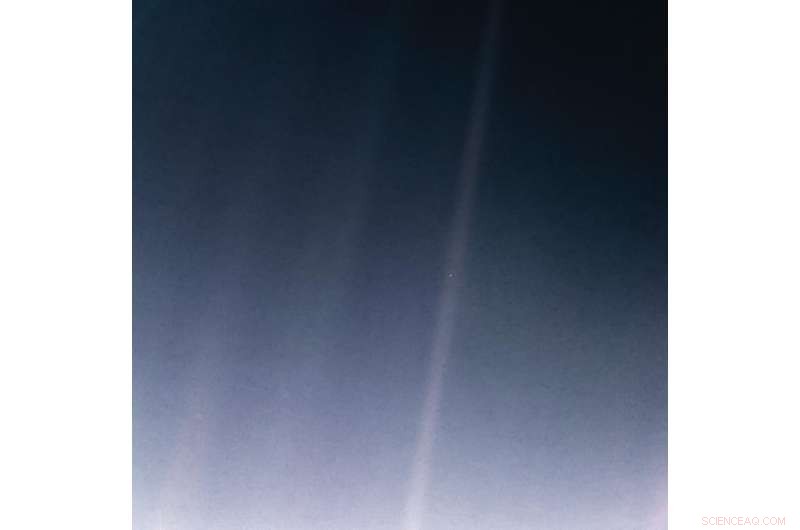 NASA Unveils Enhanced  Pale Blue Dot  Image: 30th Anniversary Edition