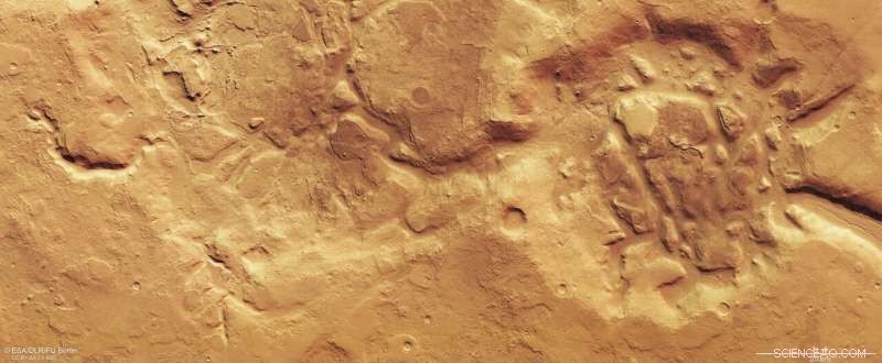 Mars Express Reveals the Dual Landscape of the Red Planet