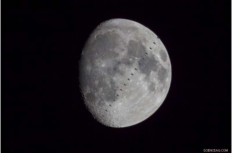Stunning Amateur Capture: ISS Passes Over the Moon