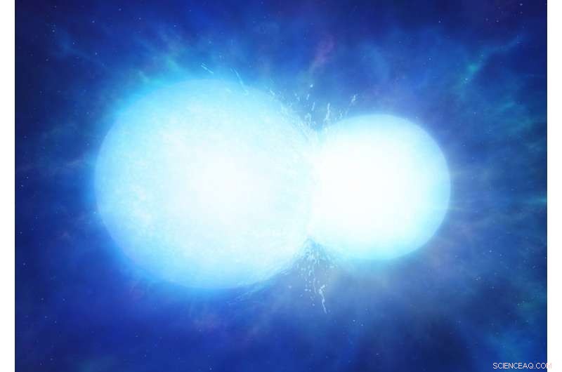 Dual White Dwarf Merger Forms Massive New White Dwarf