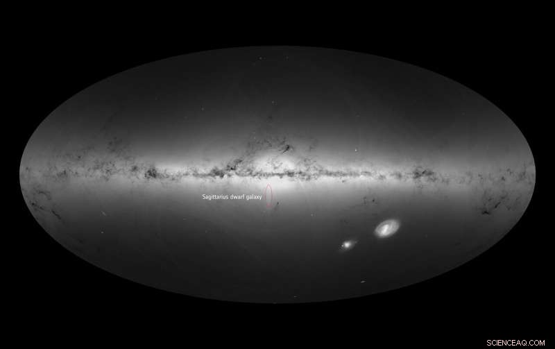 Gaia Reveals Milky Way’s Warp Likely Stemming from Galactic Collision