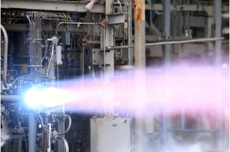 NASA-ESA M10 Rocket Engine’s 3‑D‑Printed Thrust Chamber Achieves Initial Hot‑Fire Success