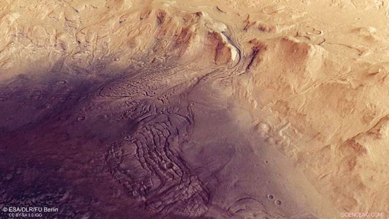 Moreux Crater on Mars: A Deep, Dark Dune Field