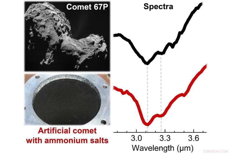Cometary Analogs Reveal Nitrogen Compounds on Chury: Breakthrough in Astrobiology