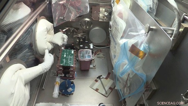 Jessica Meir & Christina Koch Conduct Heart Study on the ISS