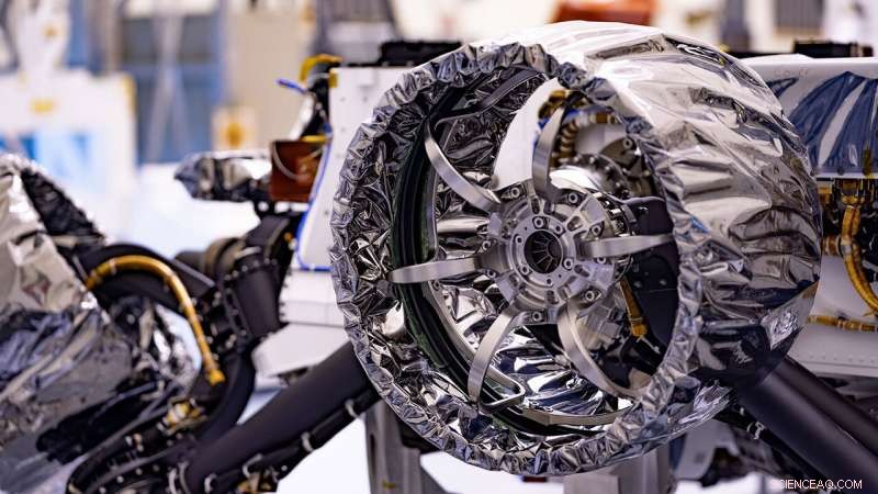 NASA’s Perseverance Rover Prepares for Mars: New Wheels & Air Brakes Installed