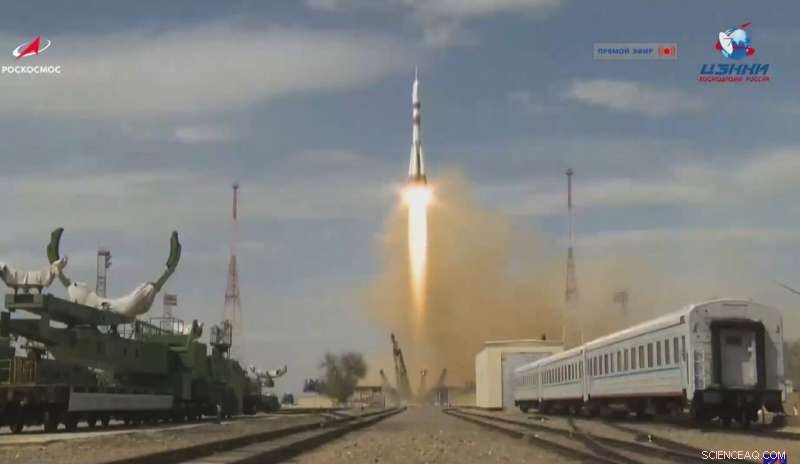 Soyuz MS-16 Mission: Astronauts Leave Earth for International Space Station