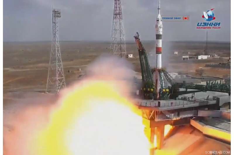 Soyuz MS-16 Mission: Astronauts Leave Earth for International Space Station