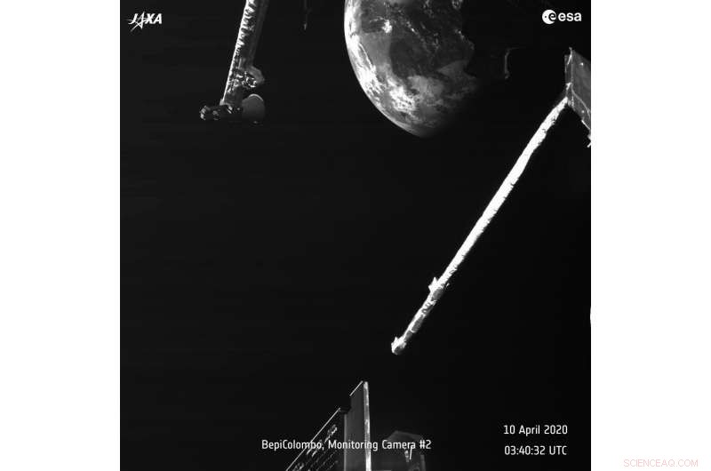 BepiColombo Passes Earth, Captures Stunning Planetary Images