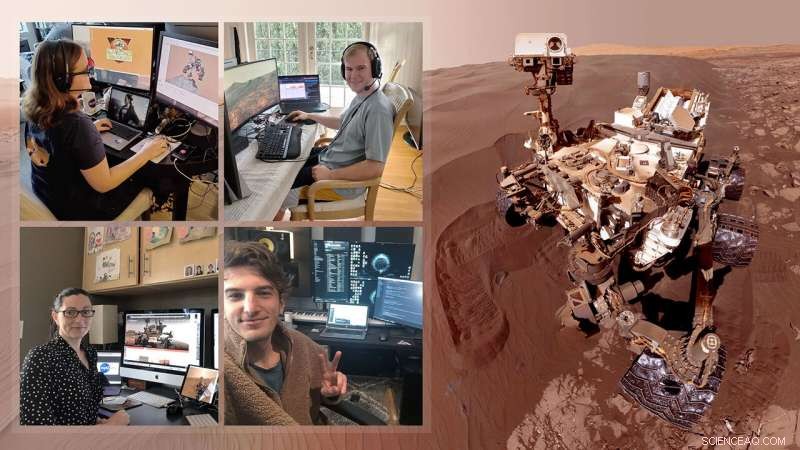 NASA’s Curiosity Mission Rolls On as Team Operates Rover Remotely from Home
