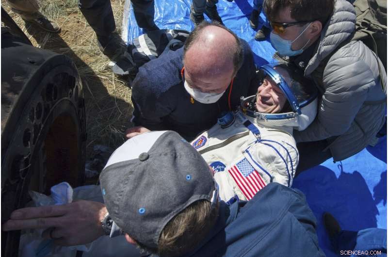 ISS Crew Safely Lands in Kazakhstan After 200+ Days in Space