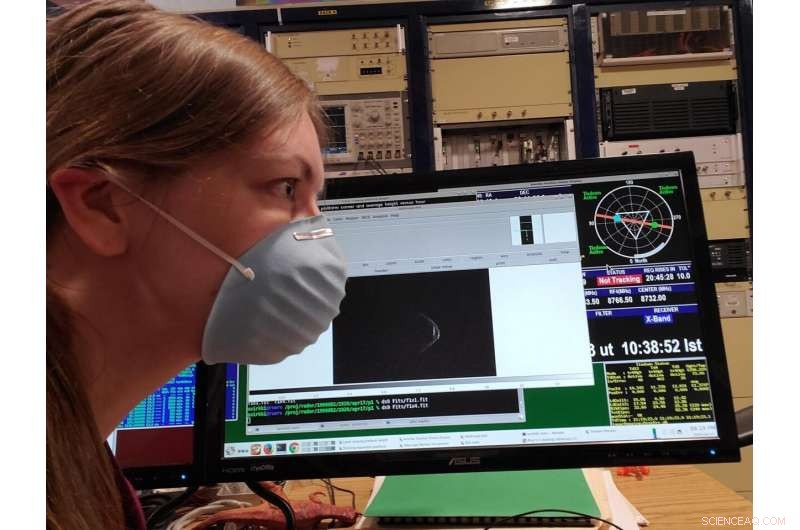 Asteroid Near Earth Arrives With Its Own Face Mask