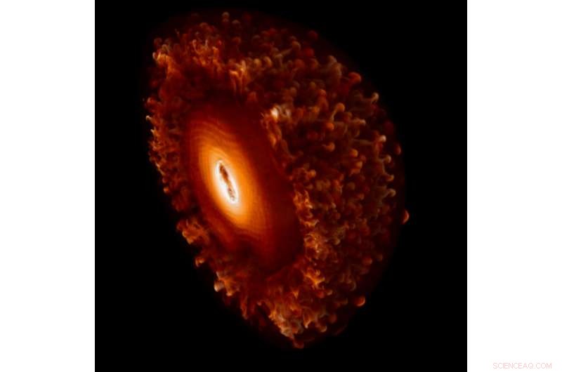 First 3‑D Simulations Reveal Magnetar‑Powered Super‑Luminous Supernova Dynamics