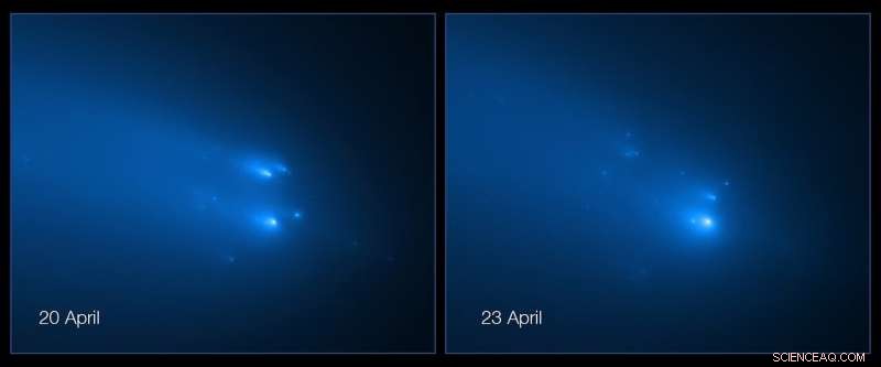 Hubble Unveils Stunning Fragmentation of Comet ATLAS