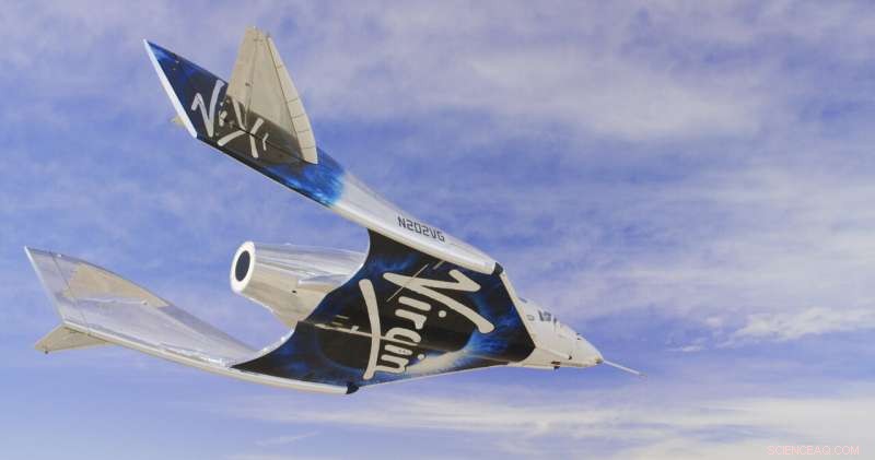 Virgin Galactic Lands SpaceShipTwo Unity After First Glide Flight at Spaceport America
