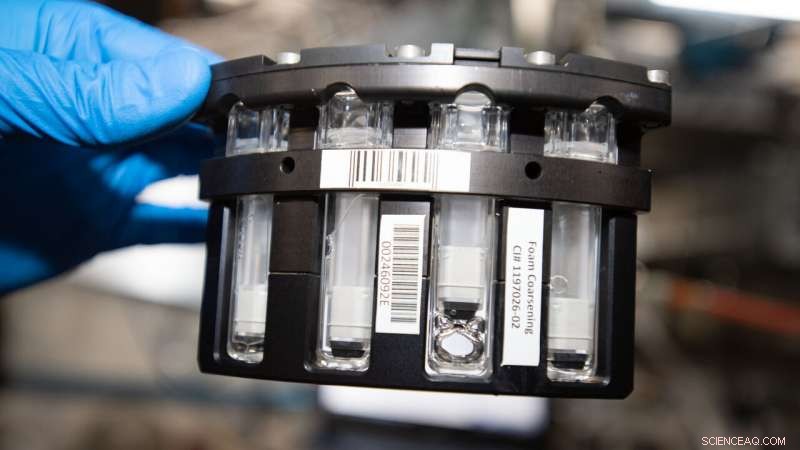 Space Age for Metals, Foams, and Life: ISS Experiments Advance Materials Science