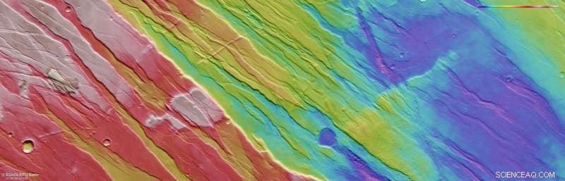 Mars Surface Revealed: Sculpted by Nature in the Tempe Fossae Region