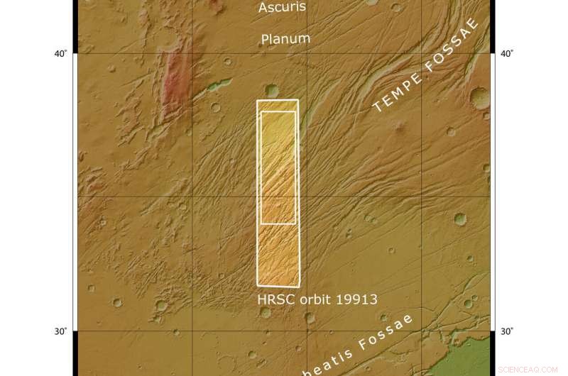 Mars Surface Revealed: Sculpted by Nature in the Tempe Fossae Region