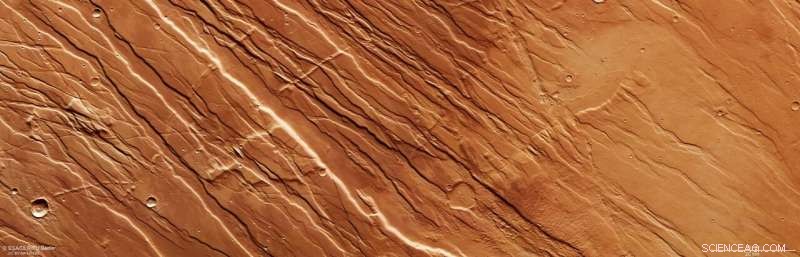 Mars Surface Revealed: Sculpted by Nature in the Tempe Fossae Region