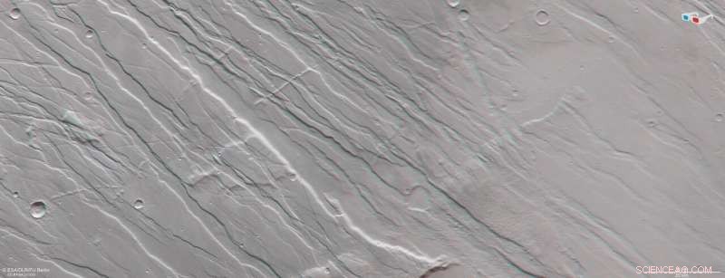 Mars Surface Revealed: Sculpted by Nature in the Tempe Fossae Region