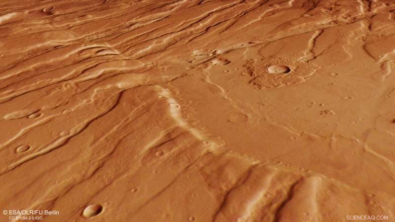 Mars Surface Revealed: Sculpted by Nature in the Tempe Fossae Region