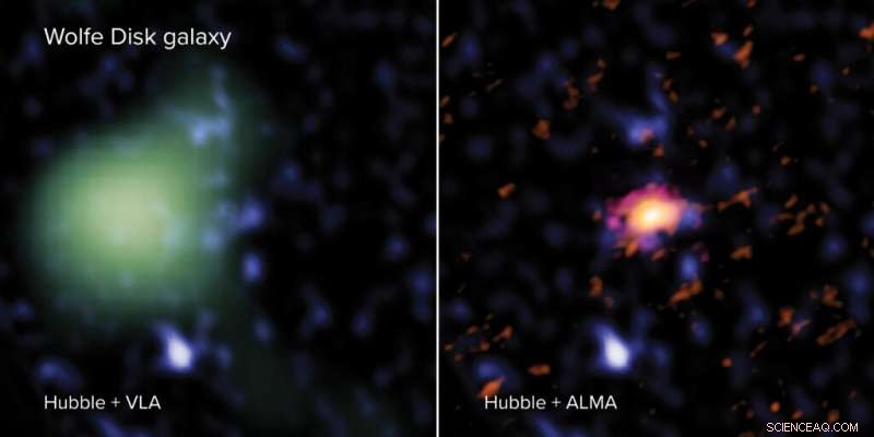 ALMA Uncovers Massive Rotating Disk Galaxy in the Early Universe