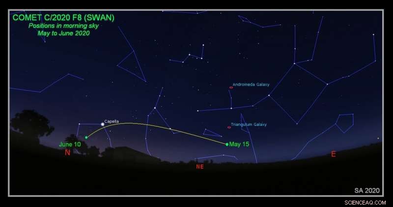 Comet SWAN: Witness the Brightest Comet of the Year in Your Own Sky