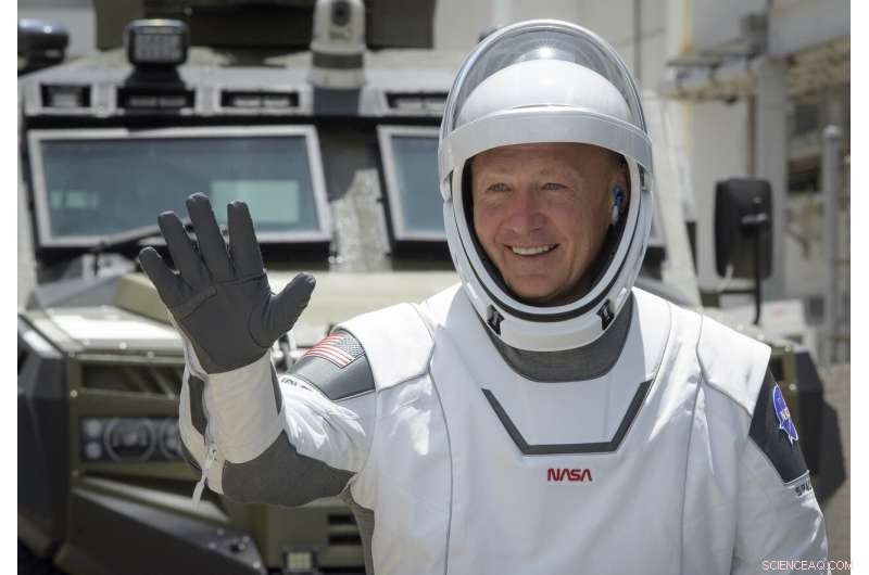 NASA Astronauts Doug Hurley and Bob Behnken Prepare for Historic Dragon Launch