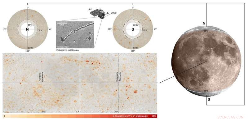 First Comprehensive Global Map of Lunar Rockfalls