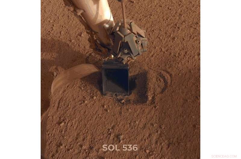 NASA and German Aerospace Center Achieve Breakthrough in Deploying Mars Lander’s Mole Probe