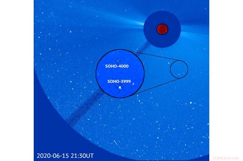 ESA & NASA’s SOHO Observatory Celebrate 4,000th Comet Discovery