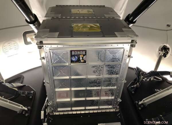 High School Students Construct Custom Lockers for SpaceX Mission to the International Space Station