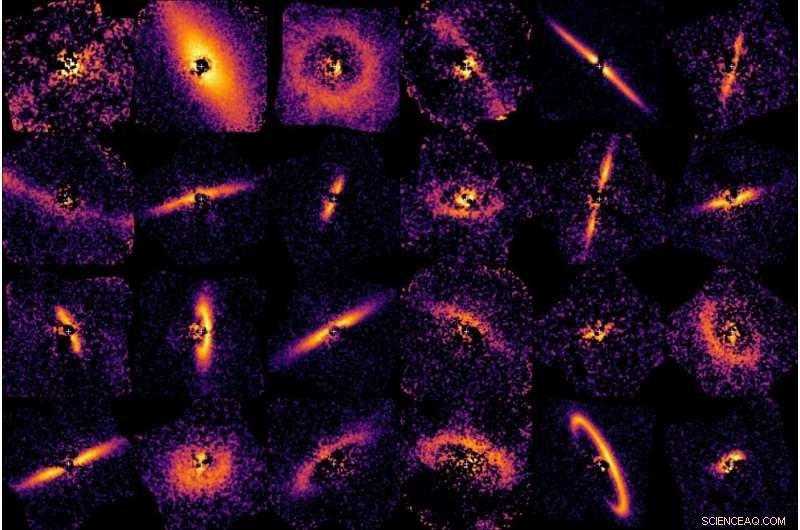 Exploring Exoplanet Nurseries: Detailed Dust Rings Around Young Stars Unveiled by GPIES