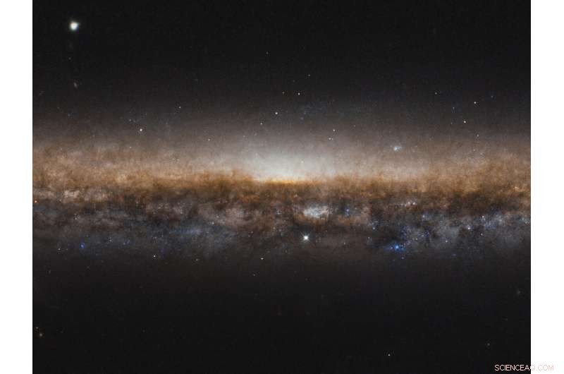 Hubble Telescope Reveals Edge‑On View of Spiral Galaxy NGC 5907