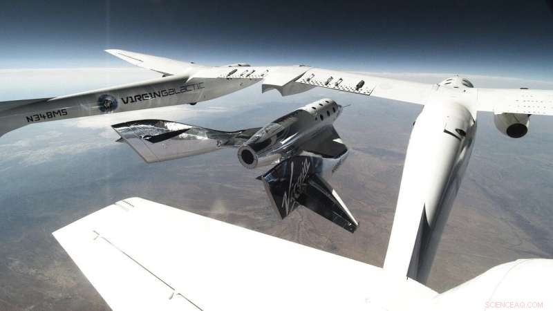 Virgin Galactic Celebrates Successful Second Glide Flight Over New Mexico