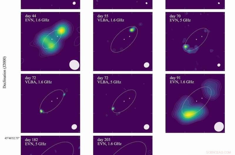 Radio Telescope Array Captures Nova Explosion on a Hot White Dwarf