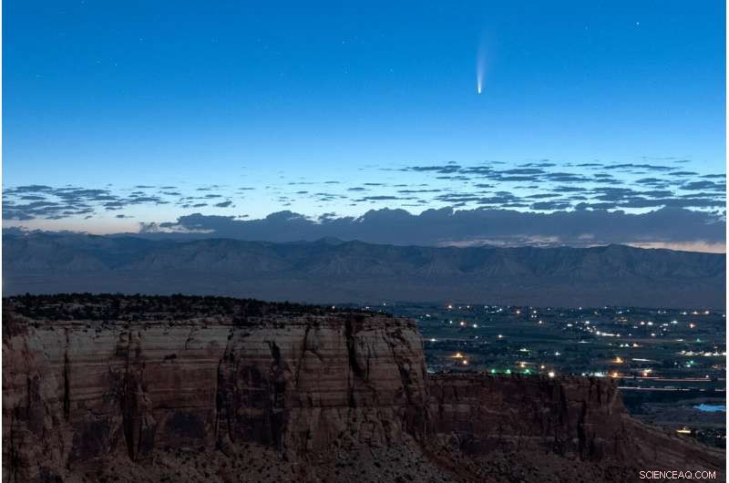 Neowise Comet Swoops Past Earth, Delivering a Stunning Celestial Display