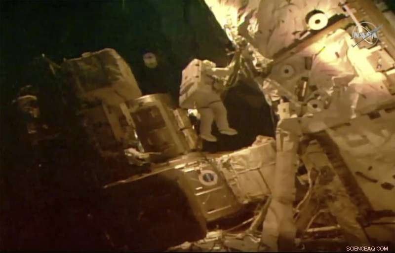 NASA Astronauts Finish Final Spacewalk Ahead of SpaceX Mission