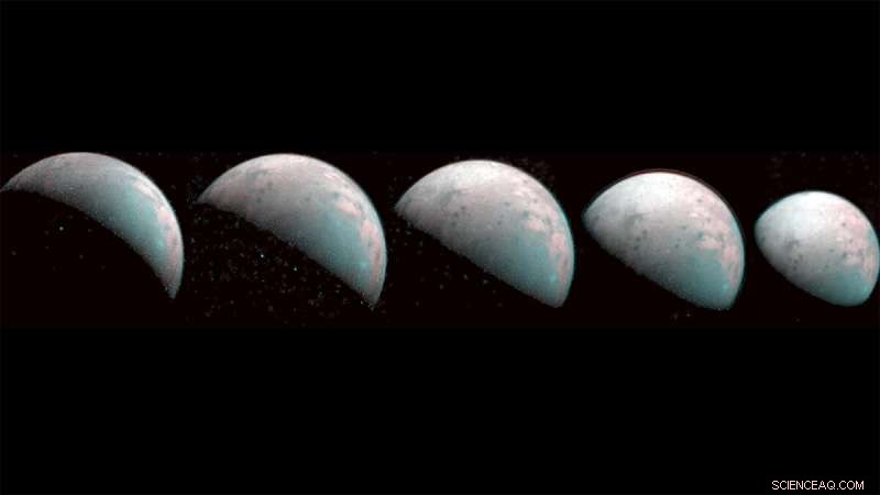 Juno s JIRAM Reveals Ganymede s North Pole in First Infrared Images
