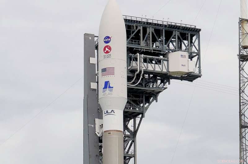 Atlas V Rocket Readies for Final 2020s Mars Mission Launch from Florida