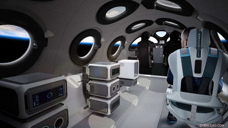 Virgin Galactic Unveils Luxury Interior of SpaceshipTwo Passenger Cabin