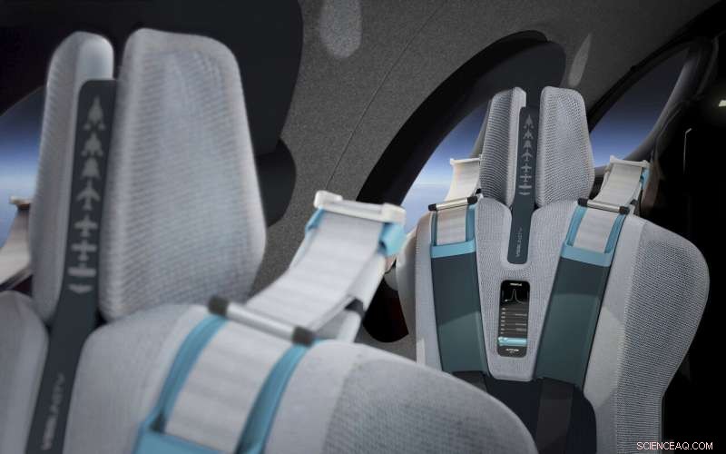 Virgin Galactic Unveils Luxury Interior of SpaceshipTwo Passenger Cabin