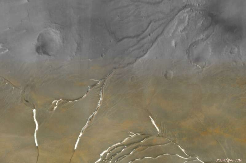 New Study Reveals Early Mars Covered in Ice Sheets, Not Rivers