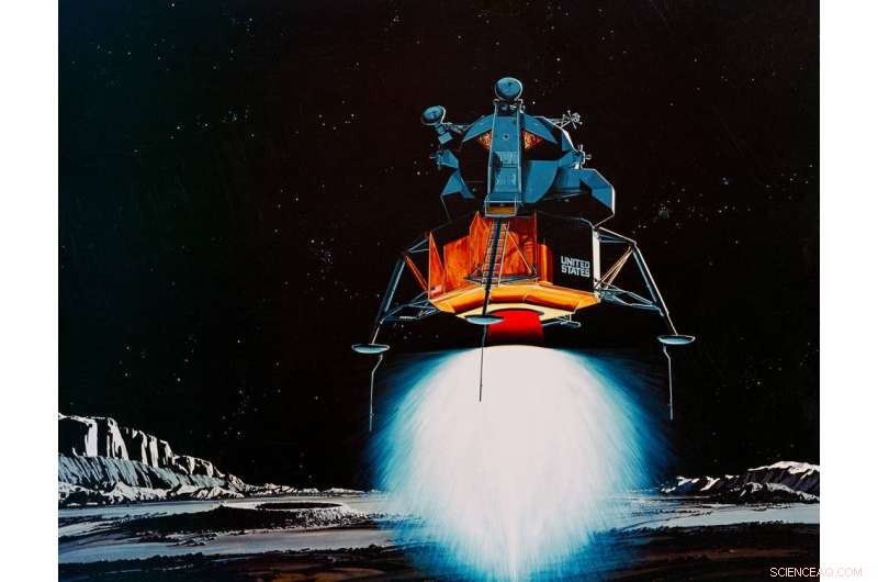 New Simulations Reveal Lander Exhaust May Hinder Lunar Ice Detection