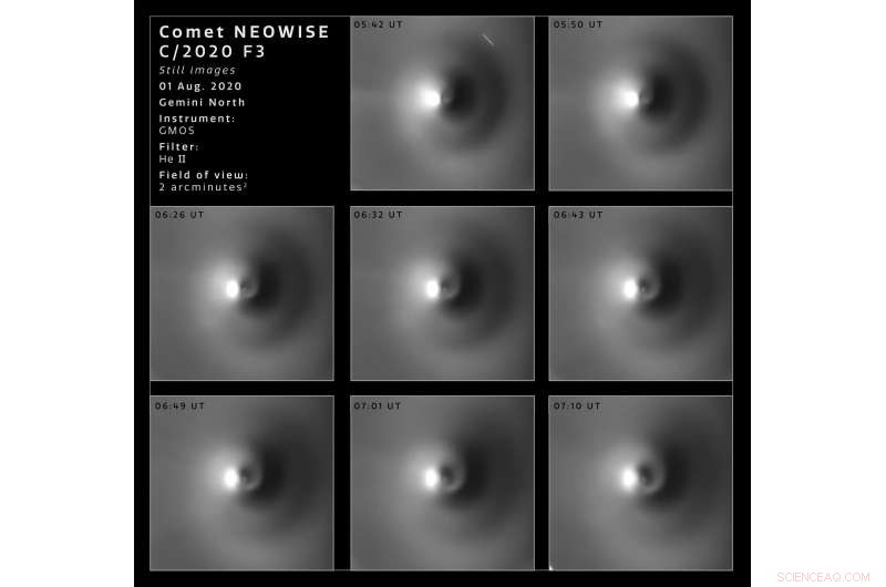 Gemini Observatory Unveils Stunning Details of Comet NEOWISE