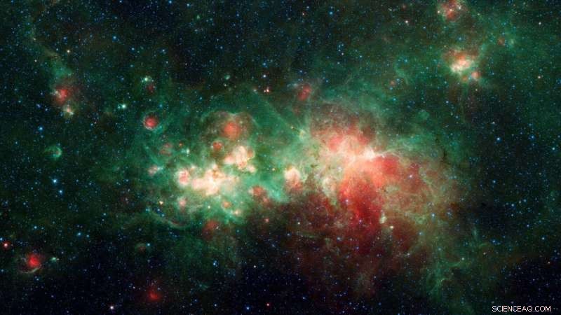 NASA’s Spitzer Telescope Identifies Star‑Forming Hot Spot in W51 Nebula
